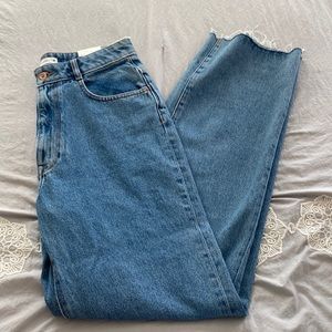 High waisted mom jeans